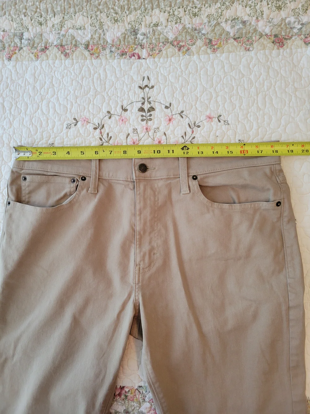 J.Crew Men's Straight Fit Khaki Pants - 34Wx30L
